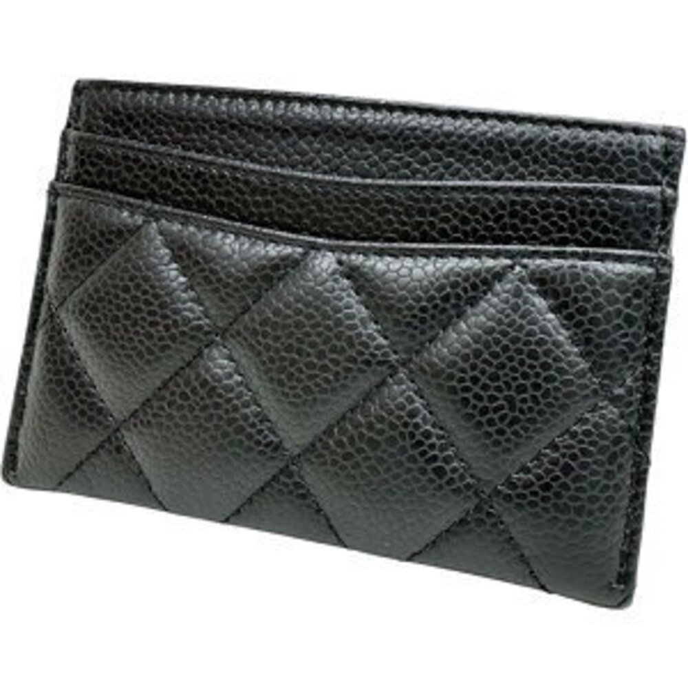 CHANEL Matelasse Business Card Case Caviar Leather Black - Picture 3 of 8